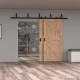 ΔΙΠΛΟΣ ΜΗΧΑΝΙΣΜΟΣ ΠΟΡΤΑΣ ΑΧΥΡΩΝΑ 200cm/300cm ΜΑΥΡΟ Φ.70 ΔΙΑΚΟΣΜΗΤΙΚΟΙ ΜΗΧΑΝΙΣΜΟΙ ΠΟΡΤΑΣ